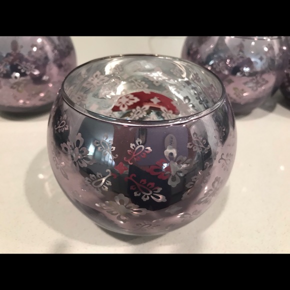 Large Glass Globe Votive Holder - Picture 4 of 5